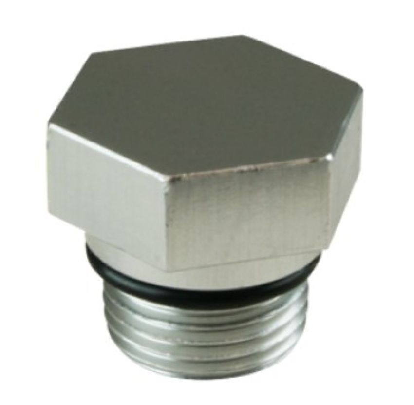 Moroso 97007 Drain Plug w/O-Ring -8An 3/4in-16 - Hex Head - Single