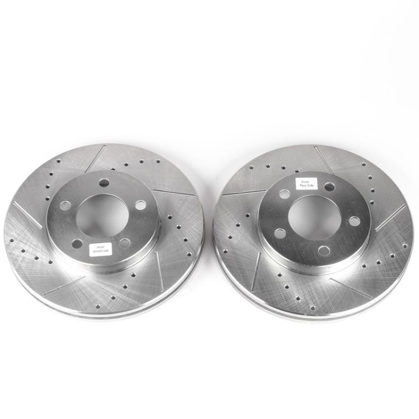 PowerStop AR8151XPR PowerStop Evolution Performance Drilled, Slotted & Plated Brake Rotor Pair