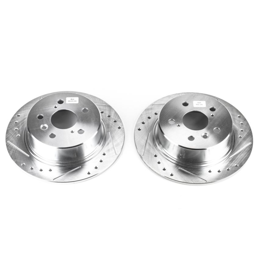 PowerStop JBR788XPR PowerStop Evolution Performance Drilled, Slotted & Plated Brake Rotor Pair