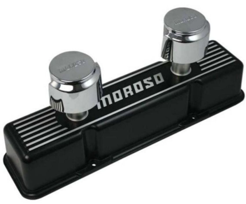 MOROSO MOR68371 SB Chevy Blk Alum. V. Cv