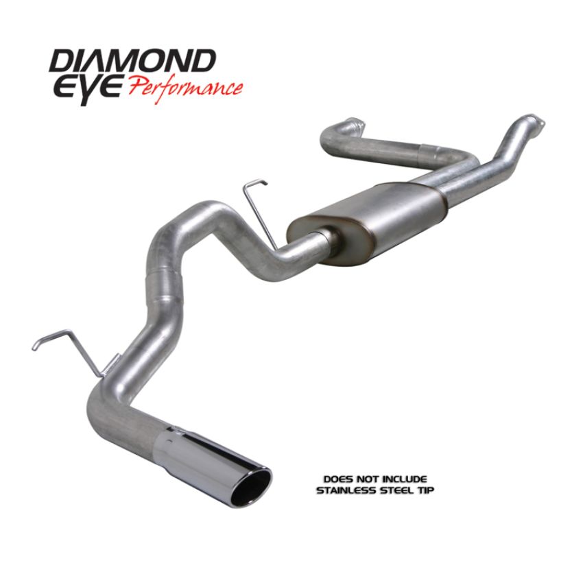 Diamond Eye Performance K3520A Diamond Eye KIT 3-1/2in CB SGL GAS AL NISSAN TITAN 5.6L 07-10