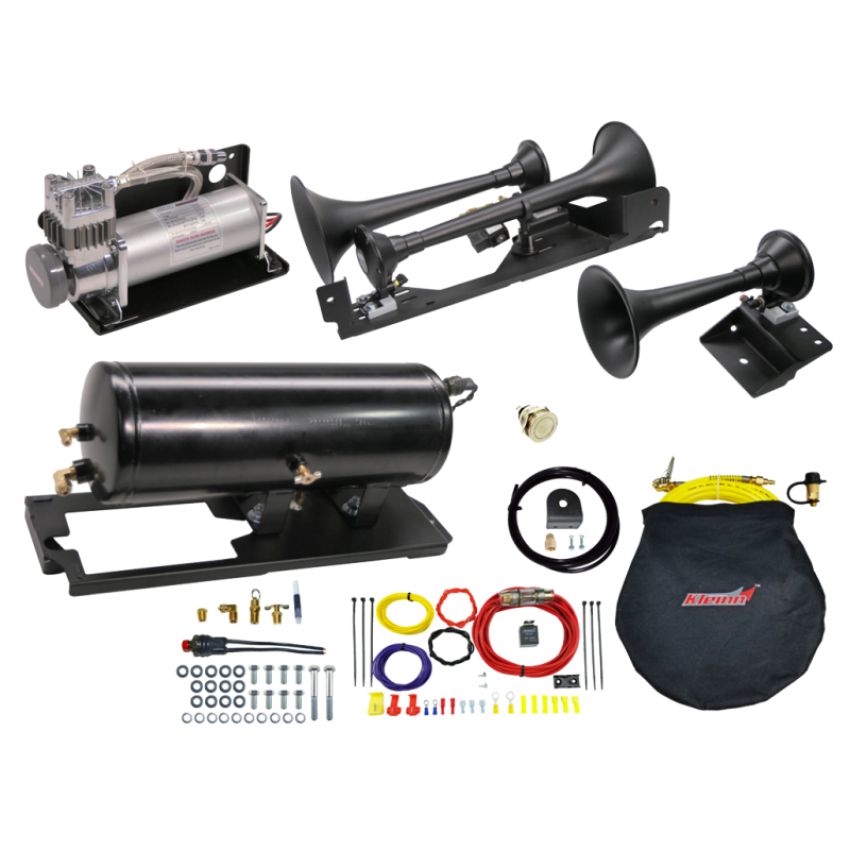 Kleinn Air Horns RAMHD-734 Kleinn 13-22 Dodge Ram 2500/ 3500 Onboard Air System w/ Model 730 Horns