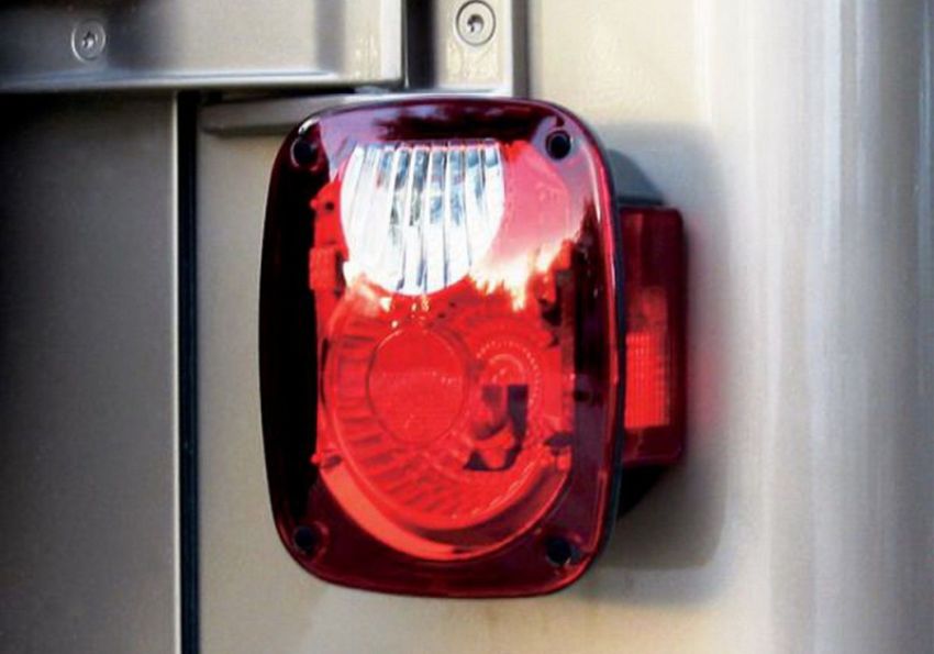 Rampage 5307 1976-1983 Jeep CJ5 Taillight Conversion Kit - Brite