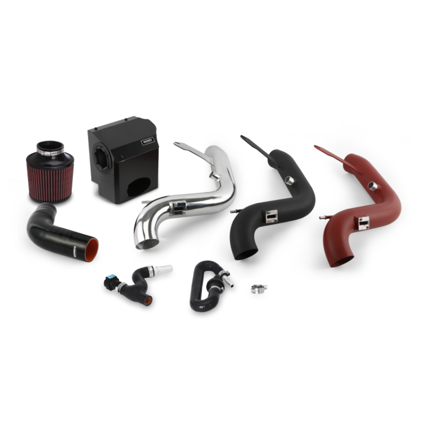 Mishimoto MMAI-FIST-16WRD 2016 Ford Fiesta ST 1.6L Performance Air Intake Kit - Wrinkle Red