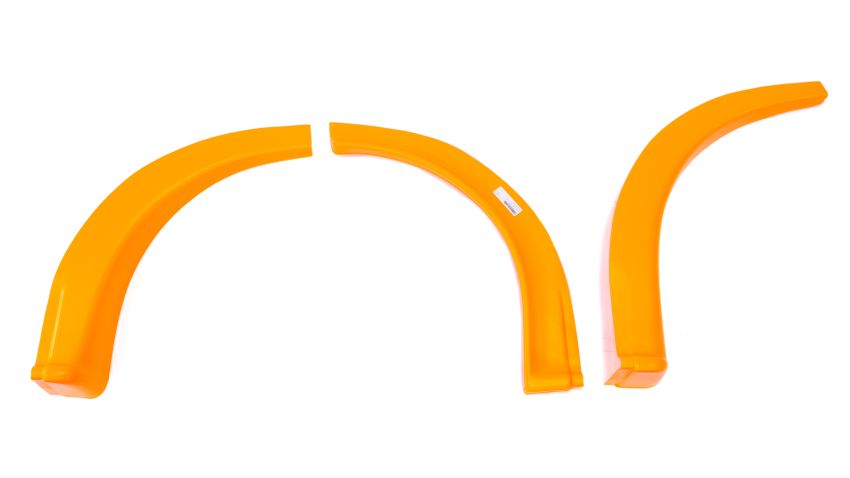 FIVESTAR FIV007-261-FOR MD3 Wheel Flares Dirt Bright Orange Right