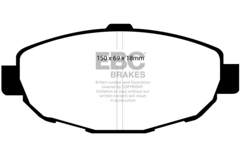 EBC Brakes DP31007C Redstuff Ceramic Low Dust Brake Pads