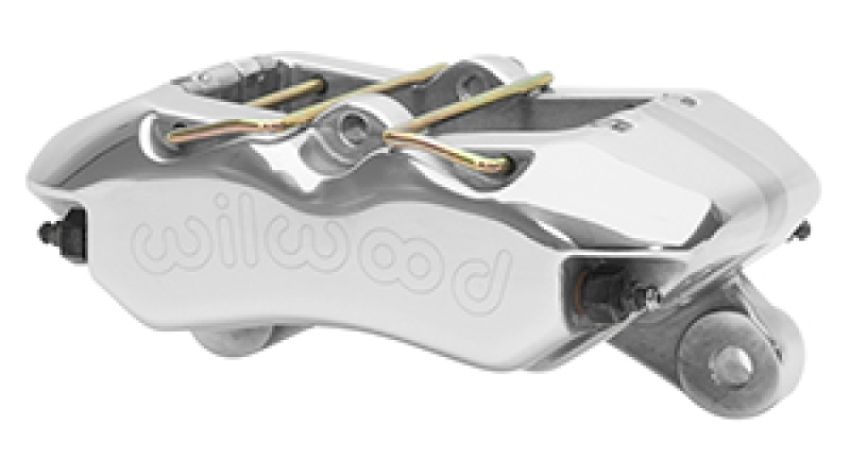 Wilwood 120-15585-P Caliper-Forged Dynapro 5.25in Mount/ 4 - 1.98in Pistons/ .81in x 13.06in. Rotor - Polished