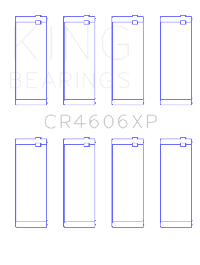 King Engine Bearings CR4606XP King Saab B204/B205/B234/B235 (Size STD) Performance Rod Bearing Set