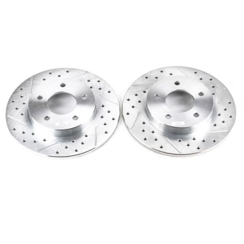 PowerStop AR8245XPR PowerStop Evolution Performance Drilled, Slotted & Plated Brake Rotor Pair