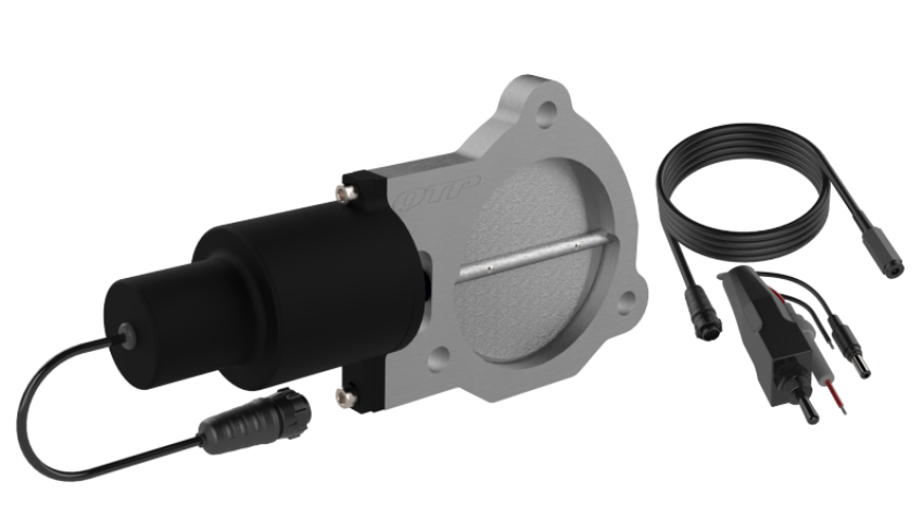 QTP QTEC35 3.5in Bolt-On QTEC Electric Cutout Valve - Single
