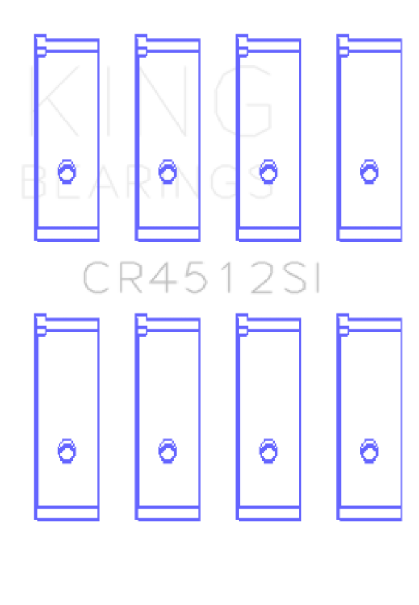 King Honda D17A1/2 (Size STD) Rod Bearing Set