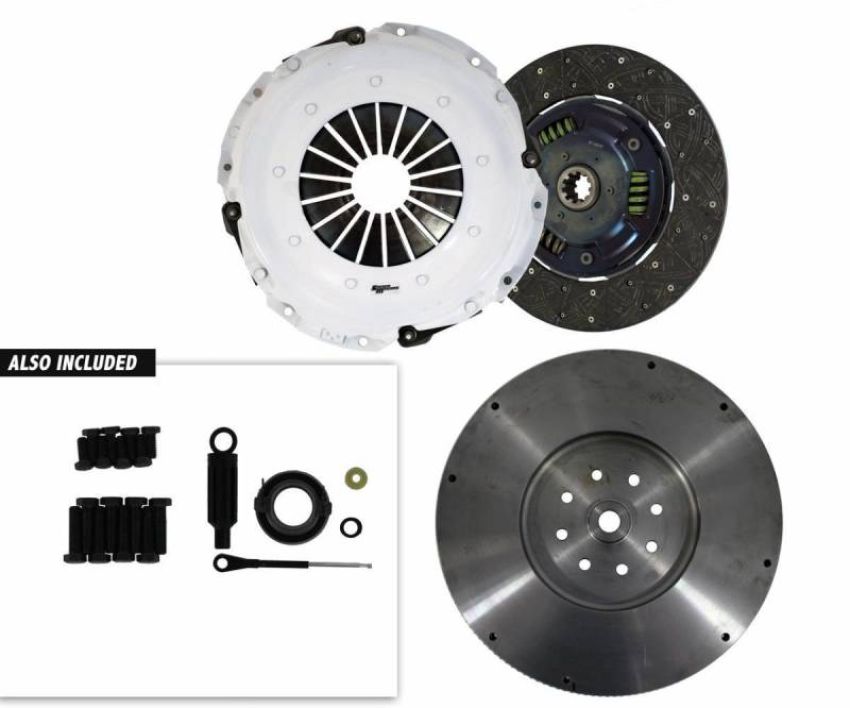 Clutch Masters 05CM2-HD00-SK 01-05 Dodge Ram 2500/3500 5.9L w/NV5600 Trans FXT100 Sprung Organic Clutch Kit w/FW