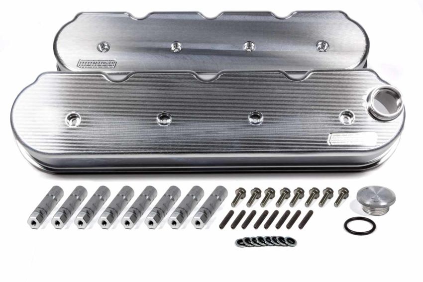 MOROSO MOR68471 GM LS Billet Alm. Valve Covers 2.5in Tall