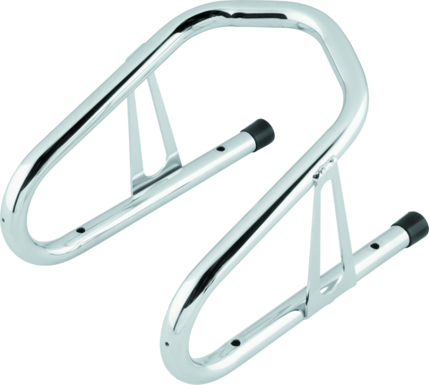 BikeMaster 152275 6-1/2in Wheel Chock Chrome