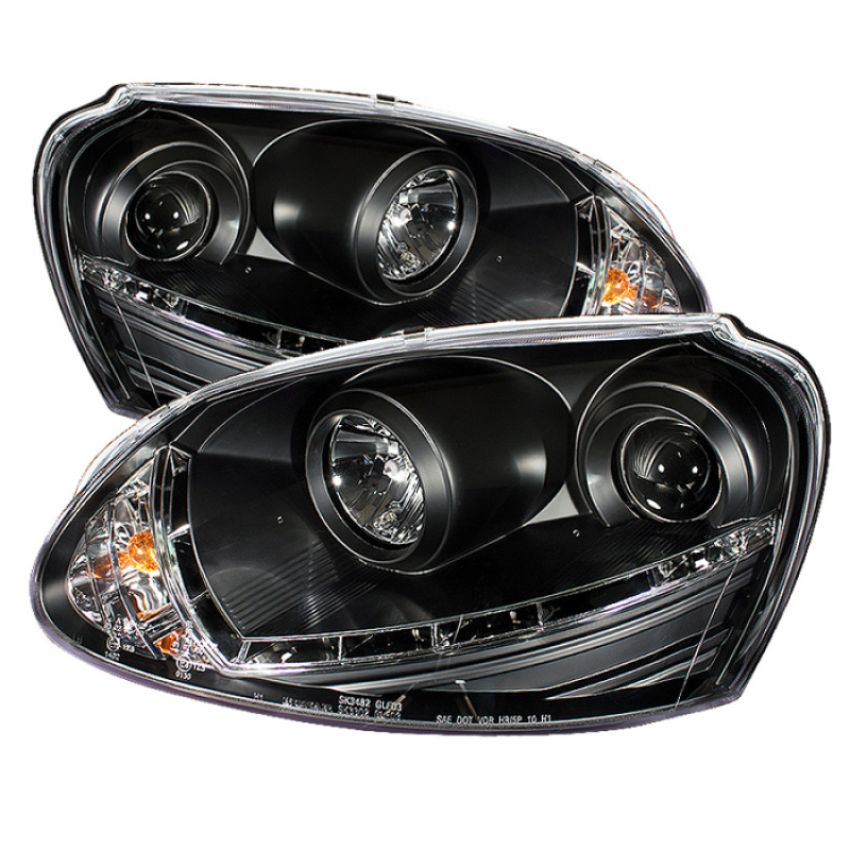 SPYDER 5017529 Projector Headlights - DRL - Black