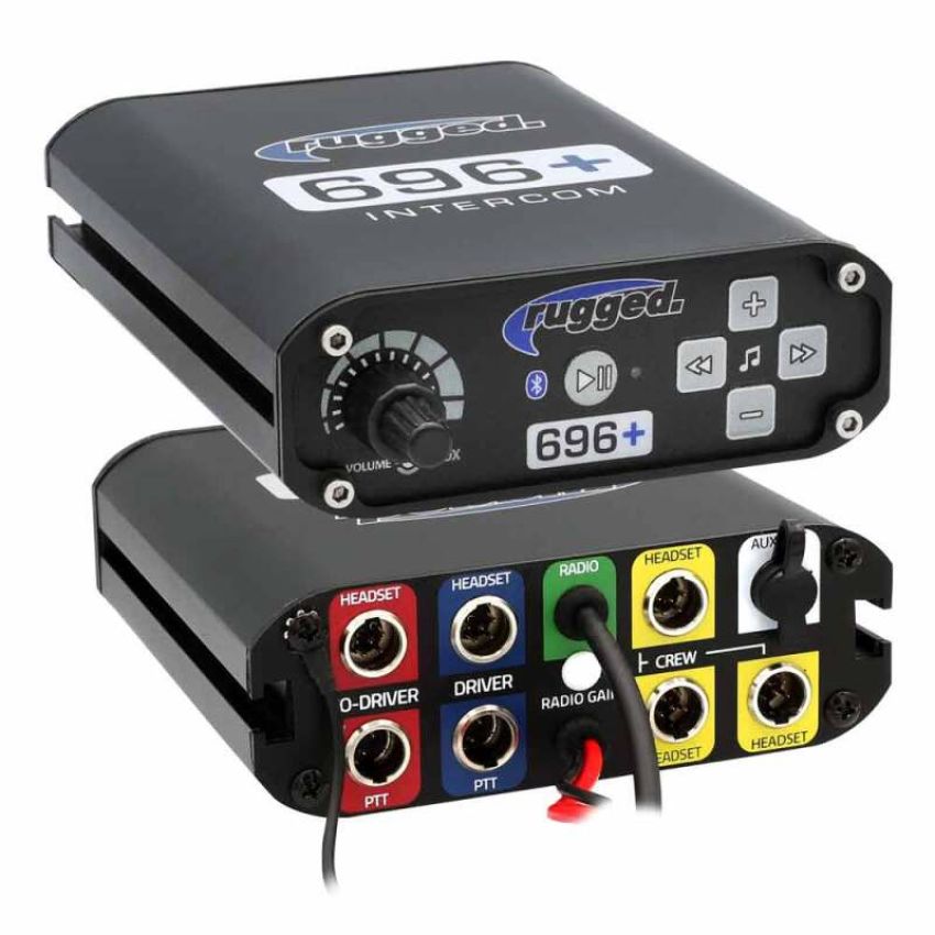 Rugged Radios MCK-696-2P-G1 696 PLUS Complete Master Communication Kit with Intercom and 2-Way Radio G1 GMRS