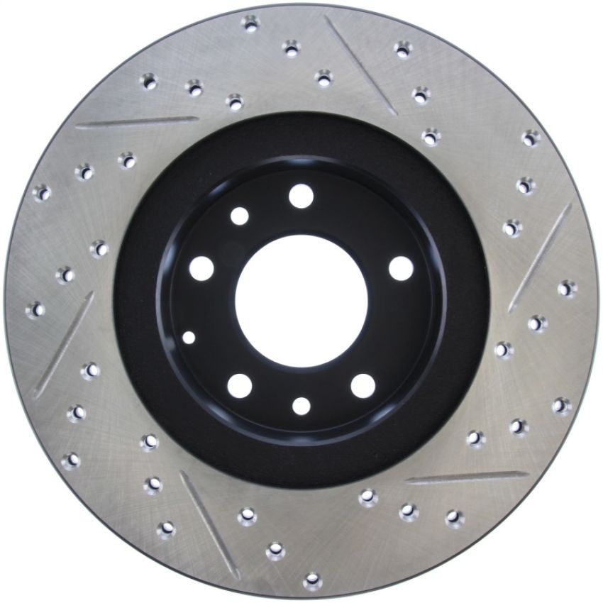 Stoptech 127.45051R Slotted & Drilled Sport Brake Rotor