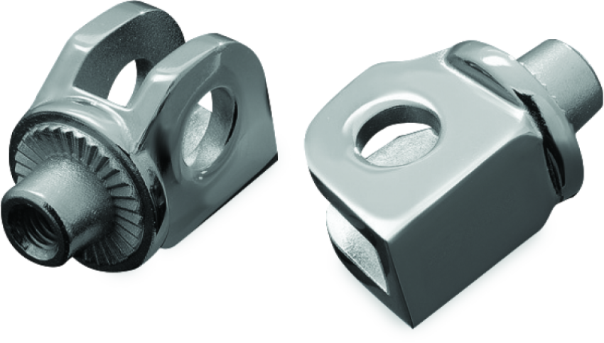 Kuryakyn 8808 Splined Peg Adapter Suzuki Front Chrome