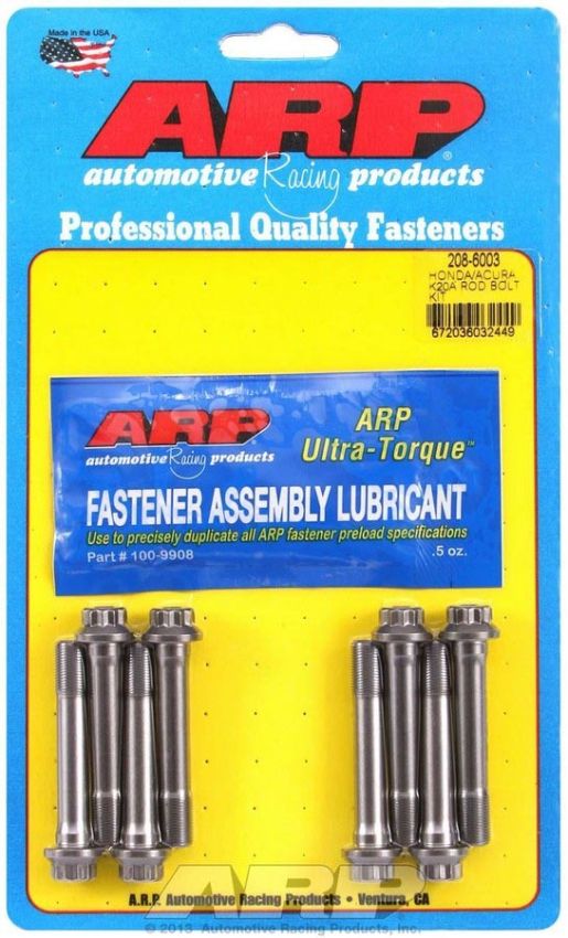 ARP ARP208-6003 Rod Bolt Kit - Honda / Acura K20A