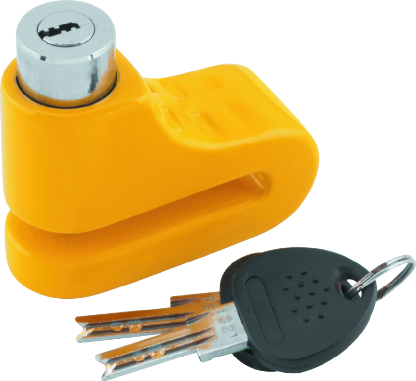 BikeMaster 132247 Bully Lock Disc Lock 5.5mm - Yellow