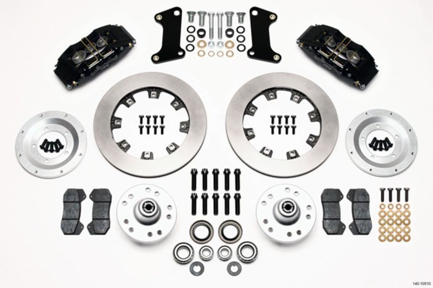 Wilwood 140-10510 Dynapro 6 Front Hub Kit 12.19in 67-69 Camaro (*Line Kit Needed*)