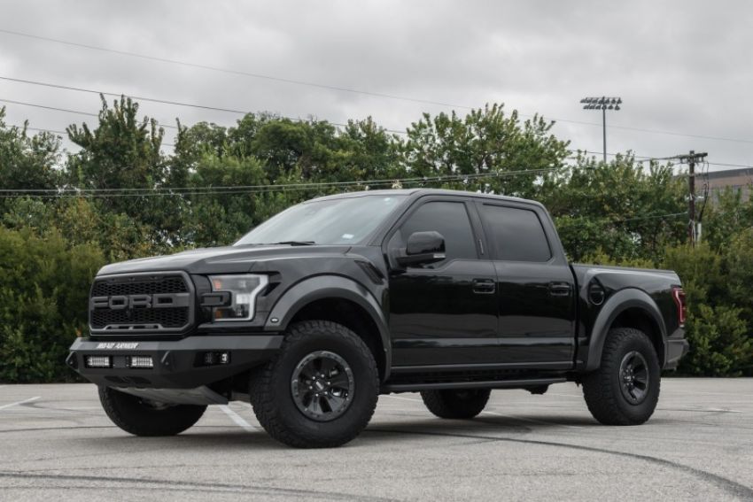 Road Armor 6171F0B-NW 17-20 Ford Raptor Stealth Front Non-Winch Bumper - Tex Blk