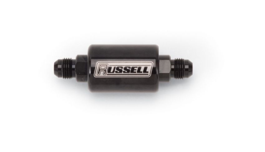 RUSSELL RUS650603 Check Valve 6an Male to 6an Male Black Anodize