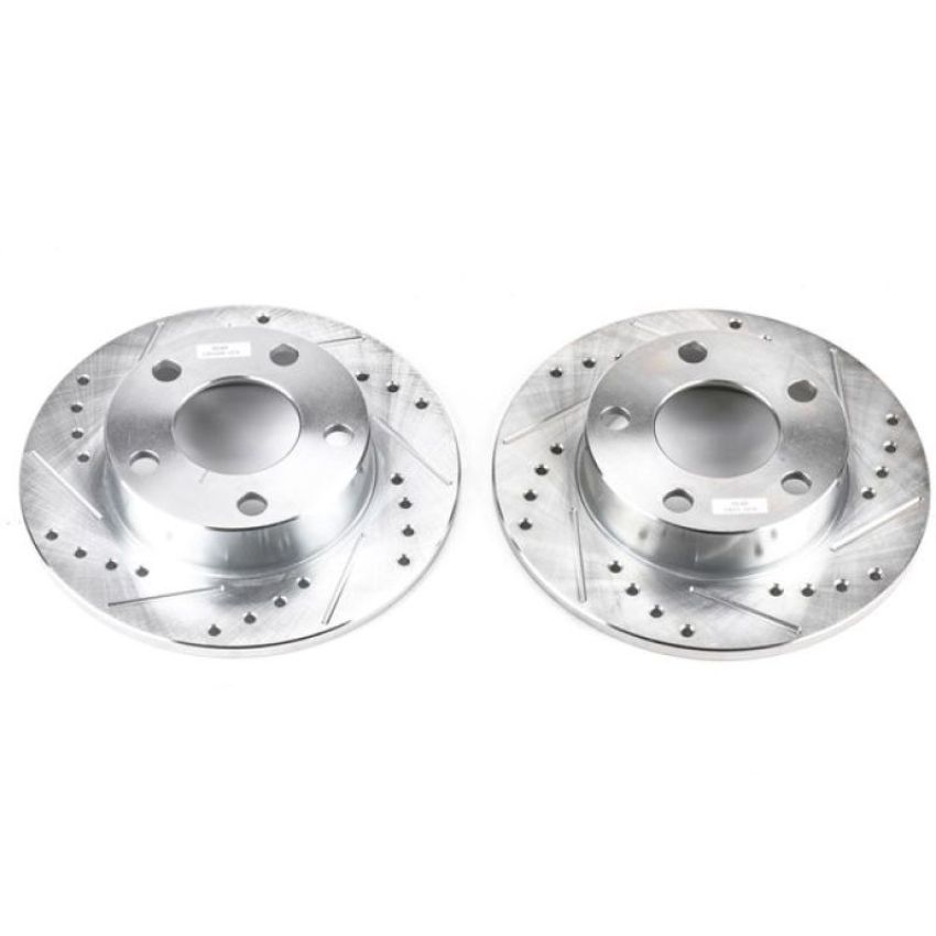 PowerStop EBR471XPR PowerStop Evolution Performance Drilled, Slotted & Plated Brake Rotor Pair
