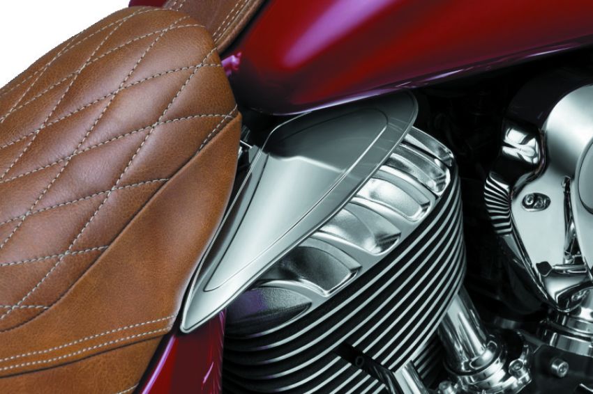 Kuryakyn 7181 Saddle Shields Heat Deflectors 14-Up Indian Models(excluding Scout) Smoke