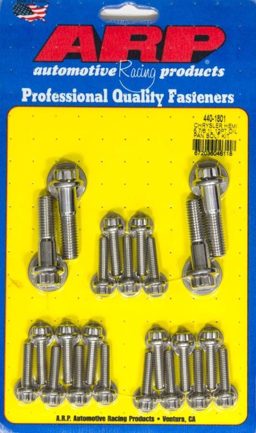ARP ARP440-1801 Oil Pan 12pt Bolt Kit Mopar 5.7L/6.1L Hemi