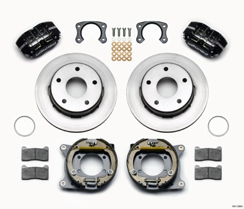 Wilwood 140-13664 Dynapro Lug Mount P/S Park Brake Kit Big Ford New 2.38in Off Bronco 5 x 5.50
