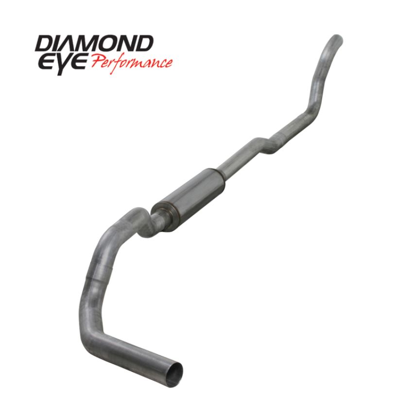 Diamond Eye Performance K4209A Diamond Eye KIT 4in TB SGL AL: 2-WHEEL DRIVE ONLY 89-93 DODGE CUMMINS 5.9L