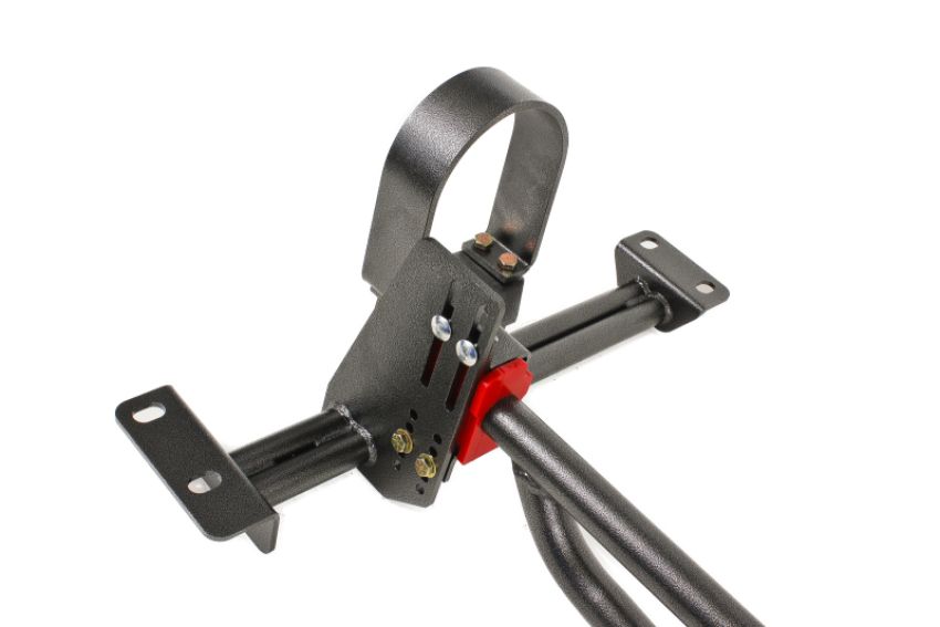 BMR Suspension TA011H BMR 93-02 F-Body w/ DSL Torque Arm Tunnel Mount (For Stock Exhaust) - Black Hammertone