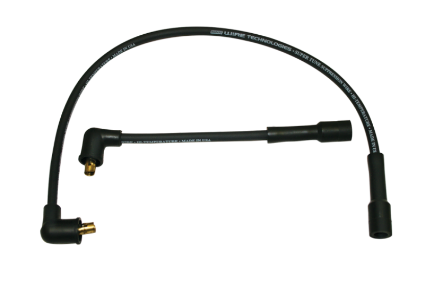 Moroso 27161 85-96 Harley-Davidson FLT/FLHT/FLHR/FLTR/FLHS Suppression Core Wire Set - Black