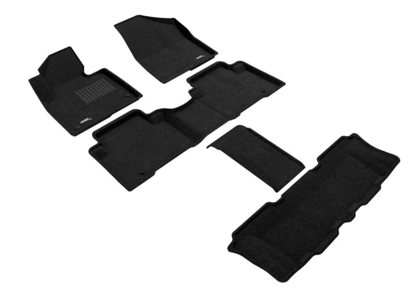 3D MAXpider L1HY02804709 13-18 Hyundai Santa Fe 6 & 7 Seats / Hyundai Santa Fe Xl 19 Elegant Black R1 R2 R3