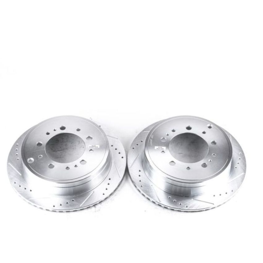 PowerStop JBR1355XPR PowerStop Evolution Performance Drilled, Slotted & Plated Brake Rotor Pair
