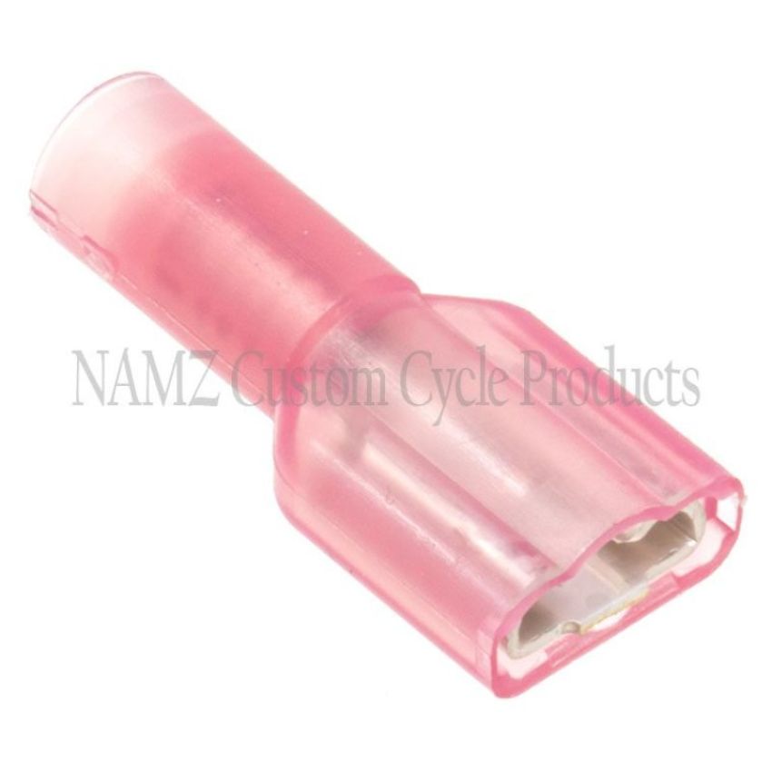 NAMZ NIS-19005-0001 Fully Insulated .25in. Female Quick Disconnect Terminals 22-18g (25 Pack)