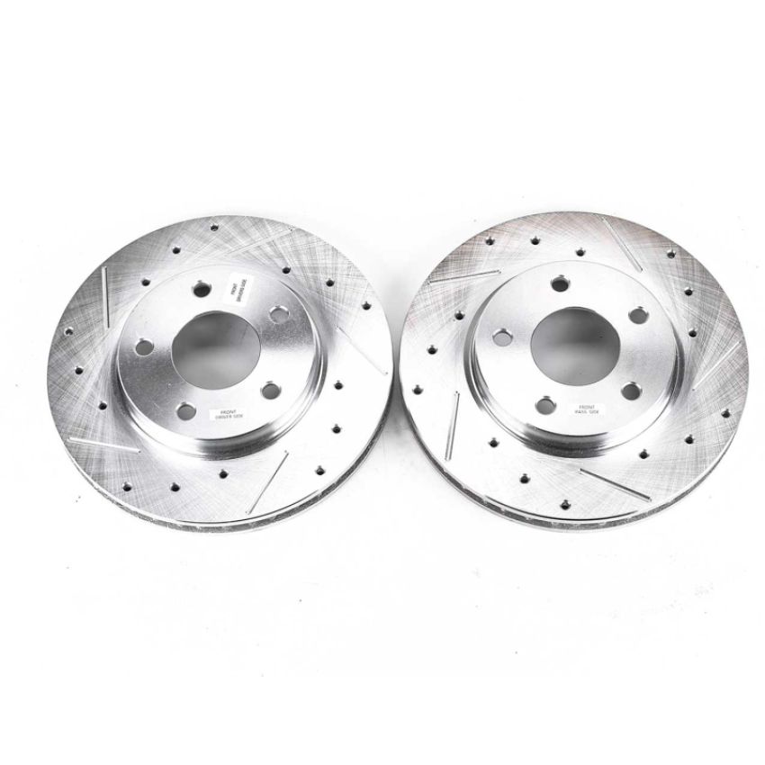 PowerStop AR83068XPR PowerStop Evolution Performance Drilled, Slotted & Plated Brake Rotor Pair