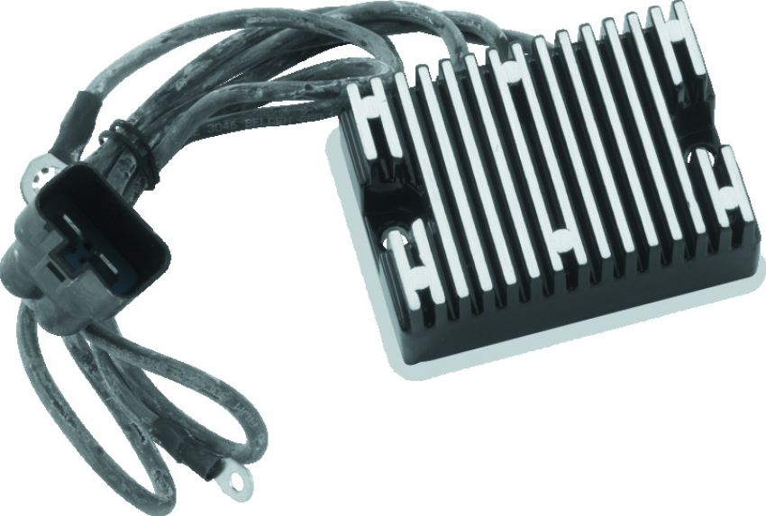 TwinPower 498296 Twin Power 2000 FXD Voltage Regulator Black Replaces H-D 74512-00 38 Amp