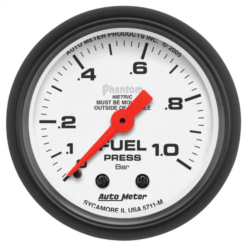 AutoMeter 5711-M GAUGE, FUEL PRESSURE, 2 1/16