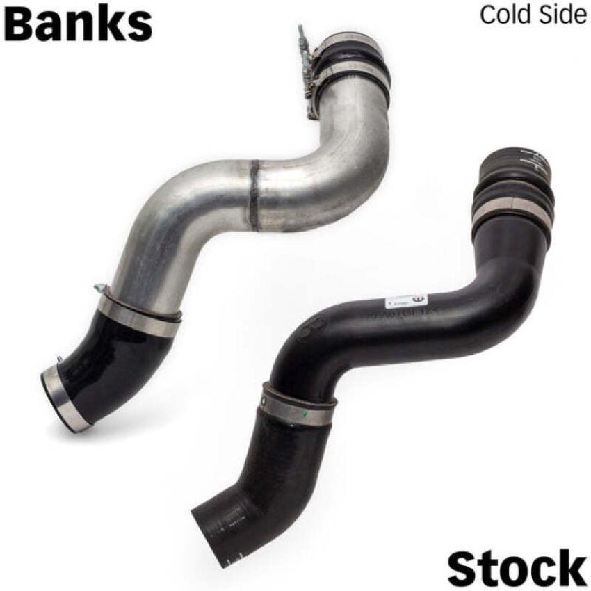 Banks Power 26006 19-21 Ram 2500/3500 6.7L Cummins Boost Tube Upgrade Kit - Red Raw Finish