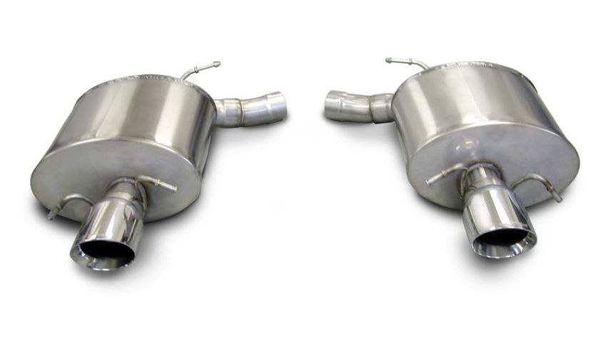 CORSA Performance 14940 Corsa 2009-2014 Cadillac CTS Sedan V 6.2L V8 Polished Touring Axle-Back Exhaust
