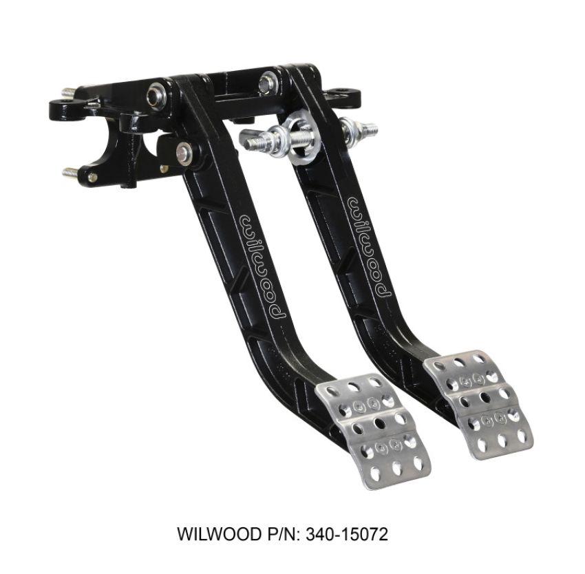 Wilwood 340-15072 Adjustable-Trubar Dual Pedal - Brake / Clutch - Fwd. Swing Mount - 6.25:1