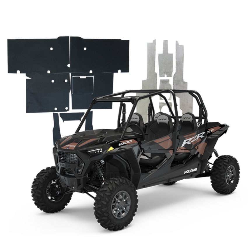 Design Engineering 902407 Heat Shield Complete Kit, RZR, 4-seat