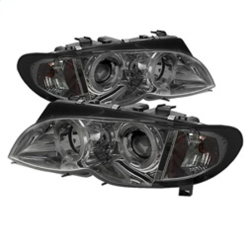 SPYDER 5042422 Projector Headlights 1PC - LED Halo - Smoke
