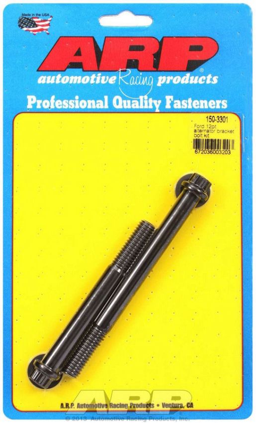 ARP ARP150-3301 Ford Alternator Bracket Bolt Kit - 12pt.