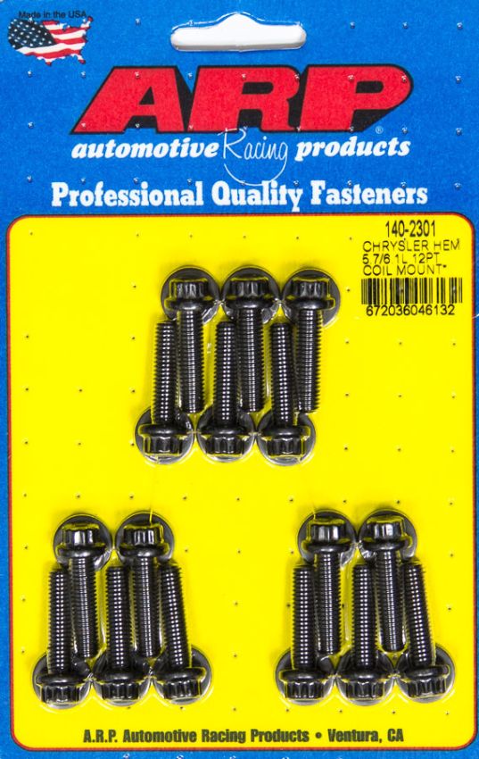 ARP ARP140-2301 Coil Bracket Bolt Kit 12pt Mopar 5.7/6.1L Hemi