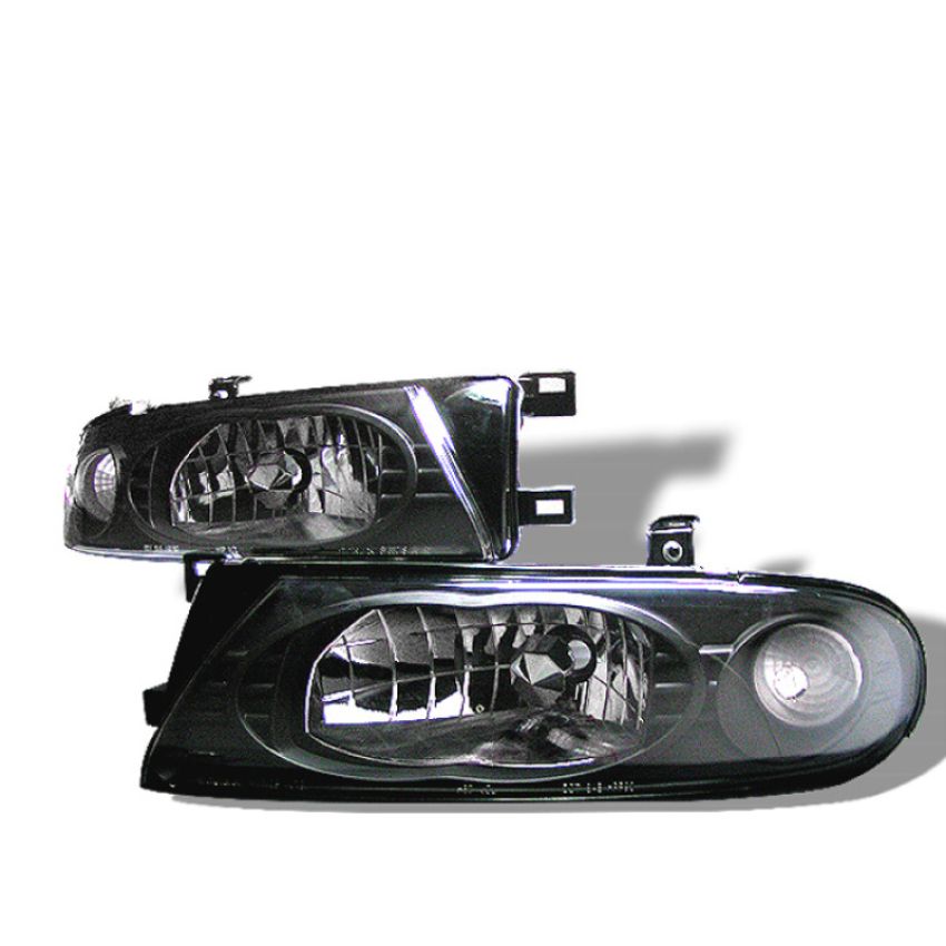 SPYDER 5012630 Crystal Headlights - Black
