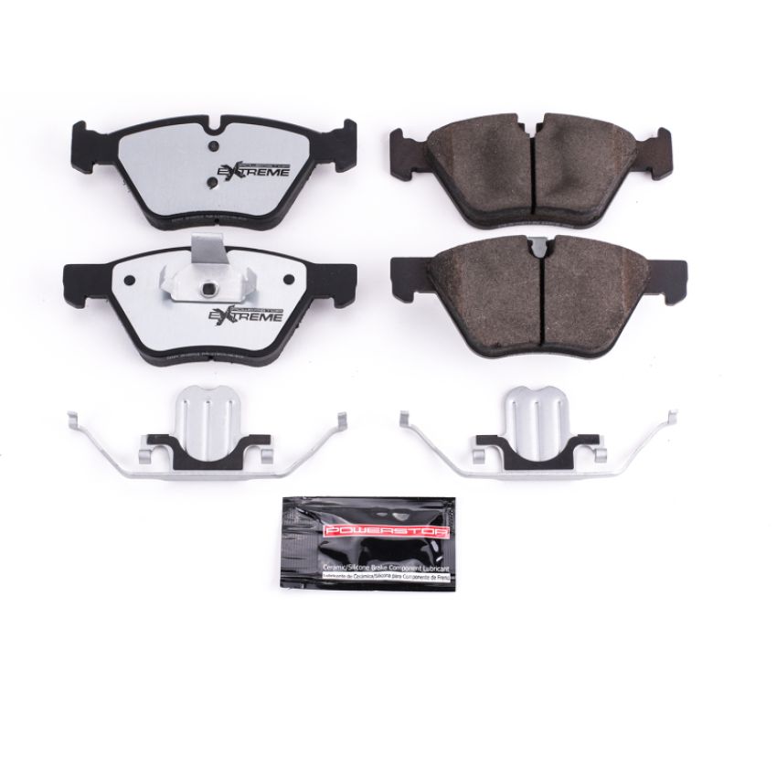 PowerStop Z26-1061 PowerStop - Z26 Performance Carbon-Fiber Ceramic Brake Pads with Hardware Kit