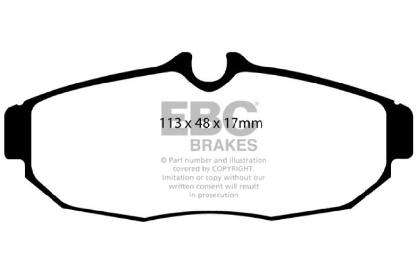 EBC Brakes DP31741C Redstuff Ceramic Low Dust Brake Pads